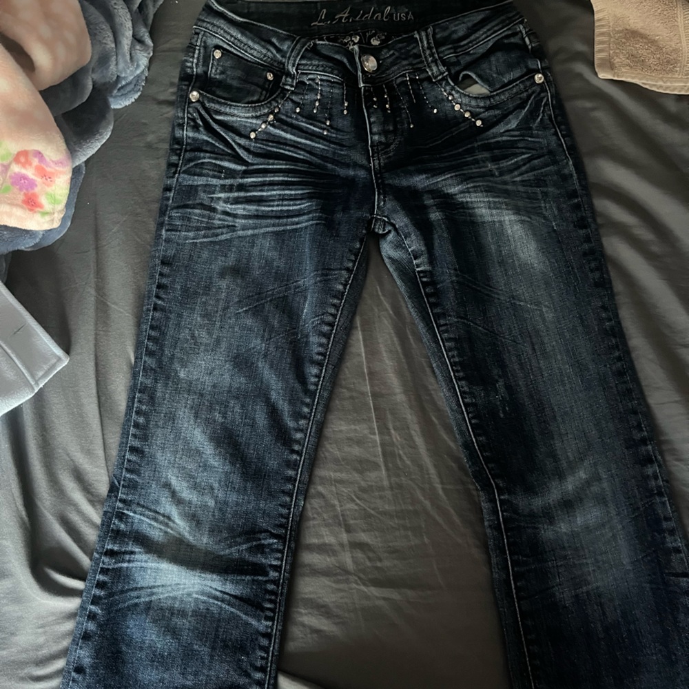 L.A Idol jeans size 7 (30w-33l) boot cut